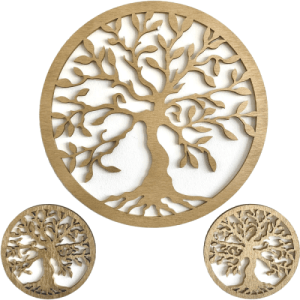 Set dřevěných dekorací "Strom života"