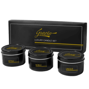 Luxusní set vonných svíček Gracio Luxury candle set