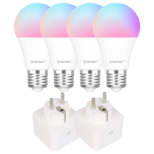 Set smart zásuvek a LED žárovek Xmartian BP60