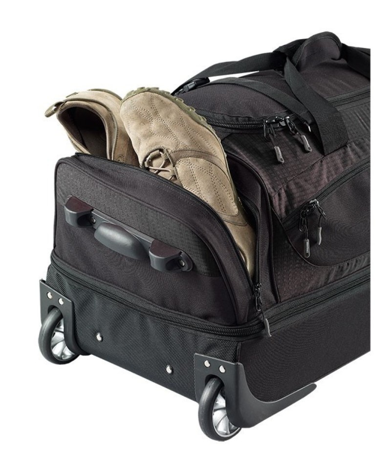 BOLSO DE VIAJE CON RUEDAS KROSS M 89 LTS NEGRO + CANDADO F